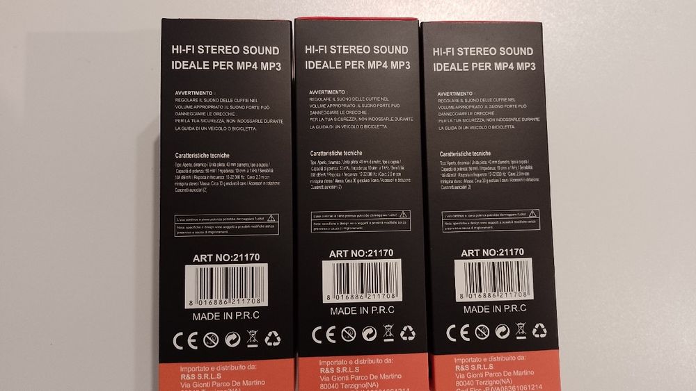 Słuchawki nauszne składane R&S RS-603