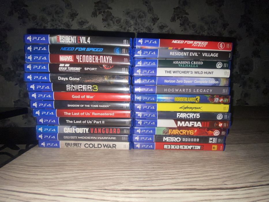 Продам ігри ps4 поштучно можливо комплектом 10к