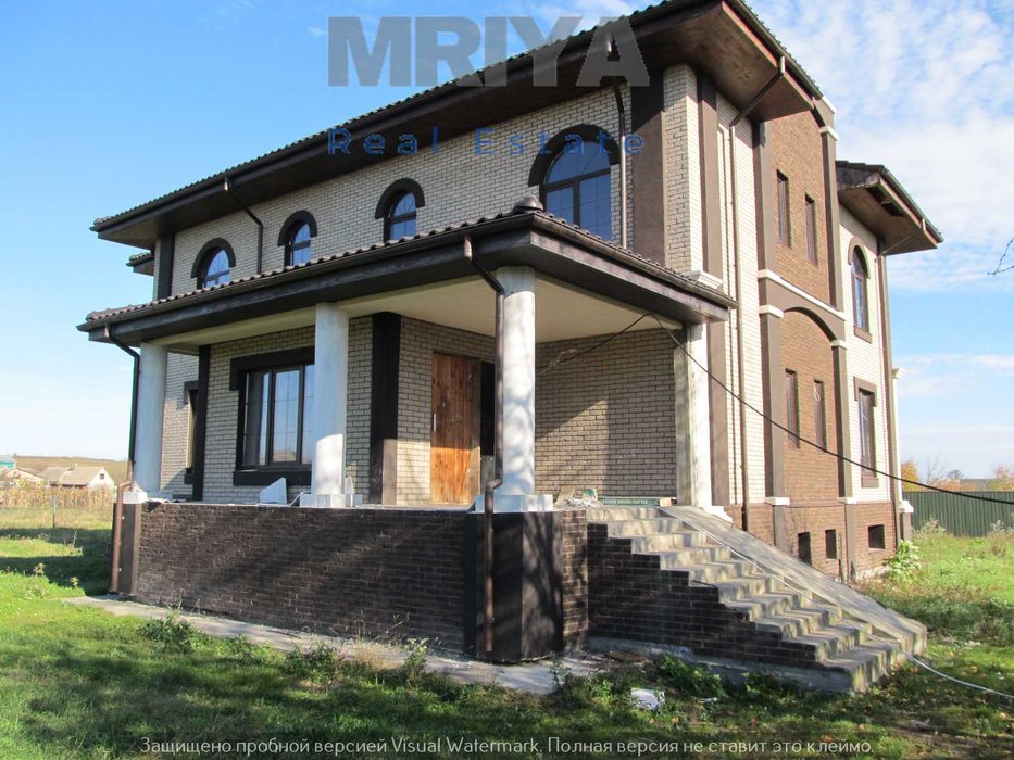 БЕЗ% продам дом 299 м2, земля 50 соток, c. Лука, Бобрица, Киевская обл