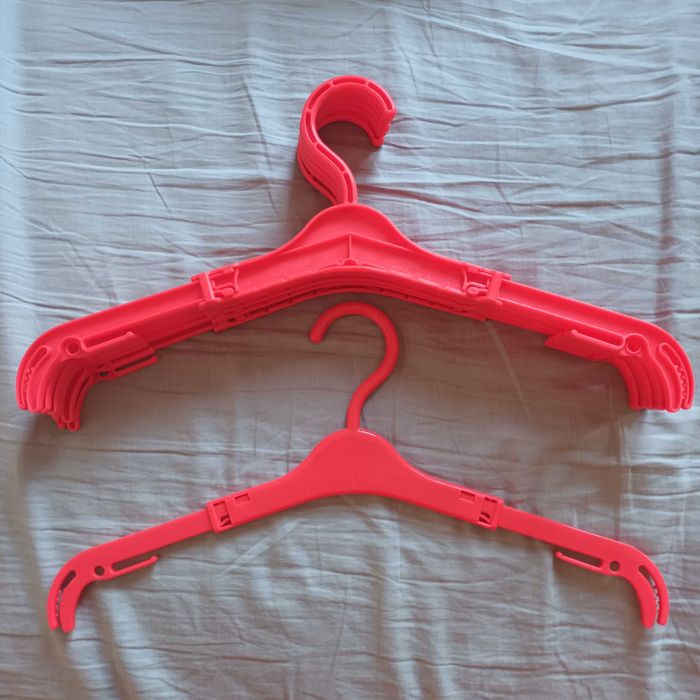 Wieszaki kolorowe dla dziecka do szafy :) Regulacja wielkości.