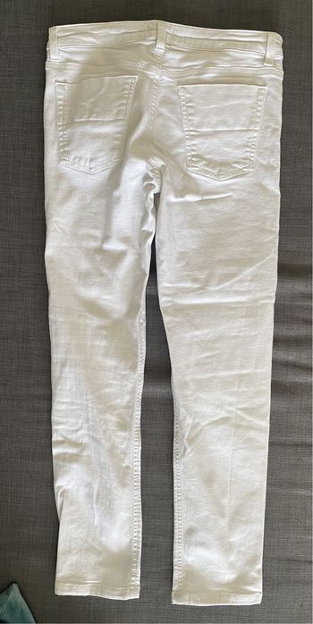 Filippa K białe spodnie jeansy skinny xs/s