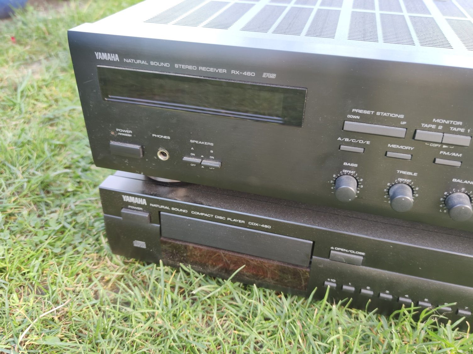 Yamaha RX-460 amplituner + CD cdx-480 przewody sprzęt audio