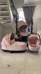 Коляска Cybex Priam 3 в 1 Simply Flowers Pink  (сайбекс пріам)