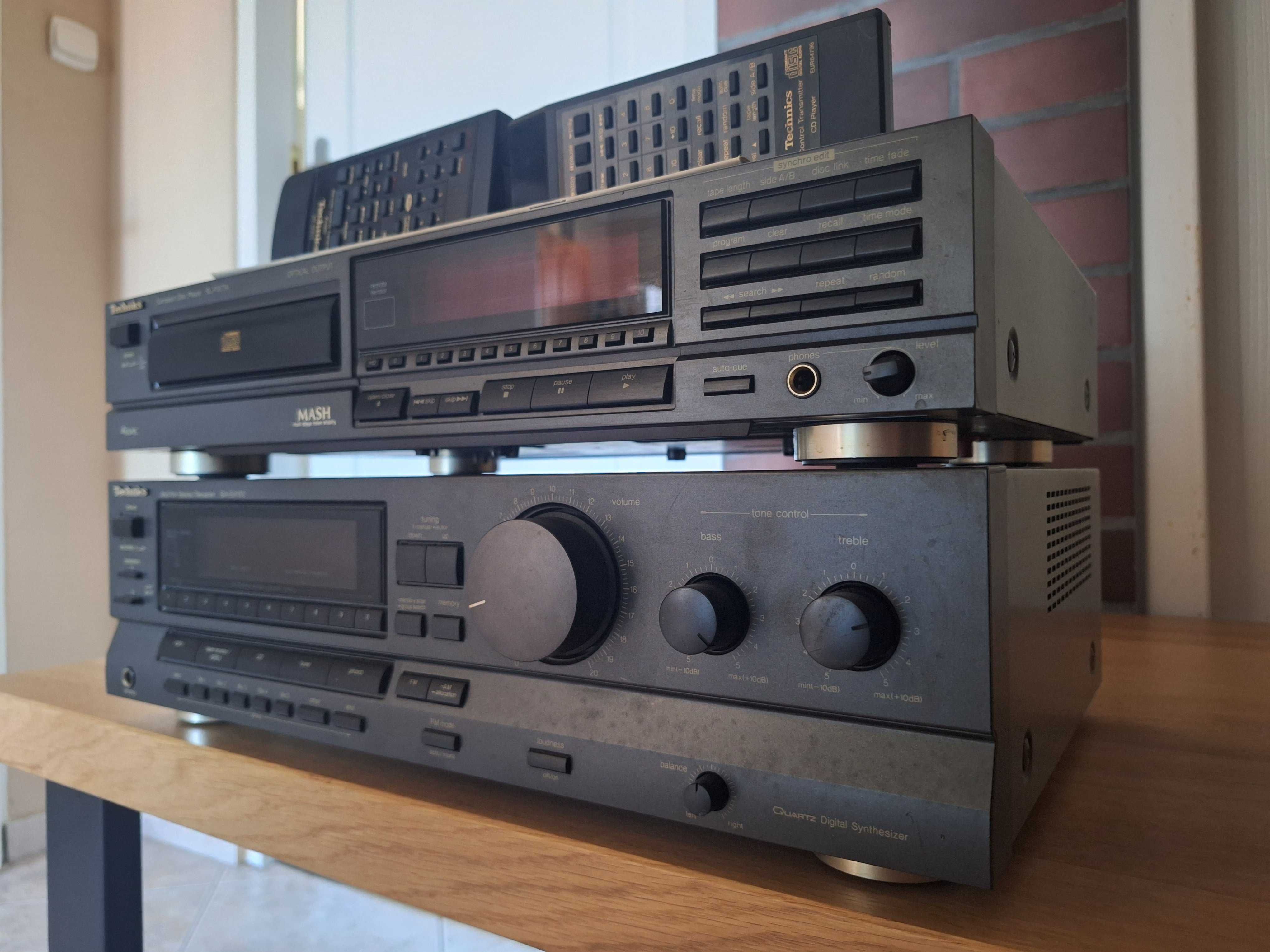 zestaw audio Technics sl-p377a i Technics sa gx100
