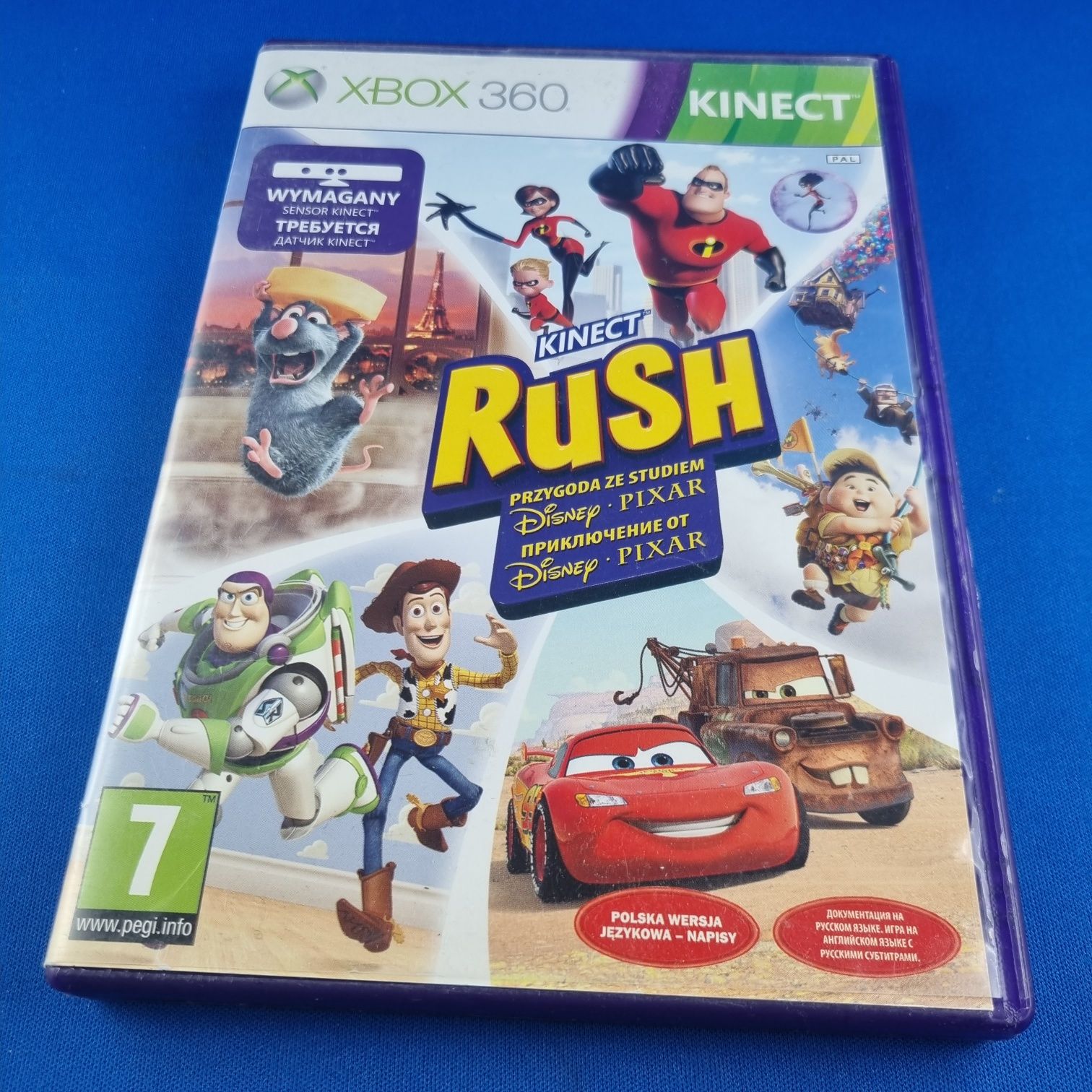 Kinect Rush Przygoda ze Studiem Pixar Xbox 360 Polska edycja