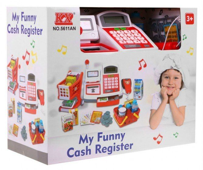 20W1 sklep SUPER MARKET Kasa Fiskalna Sklepowa Wózek