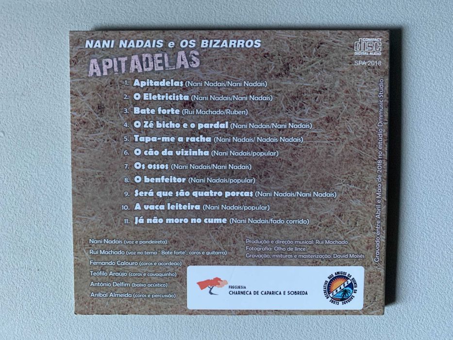 [CD] Nani Nadais e os Bizarros - Apitadelas