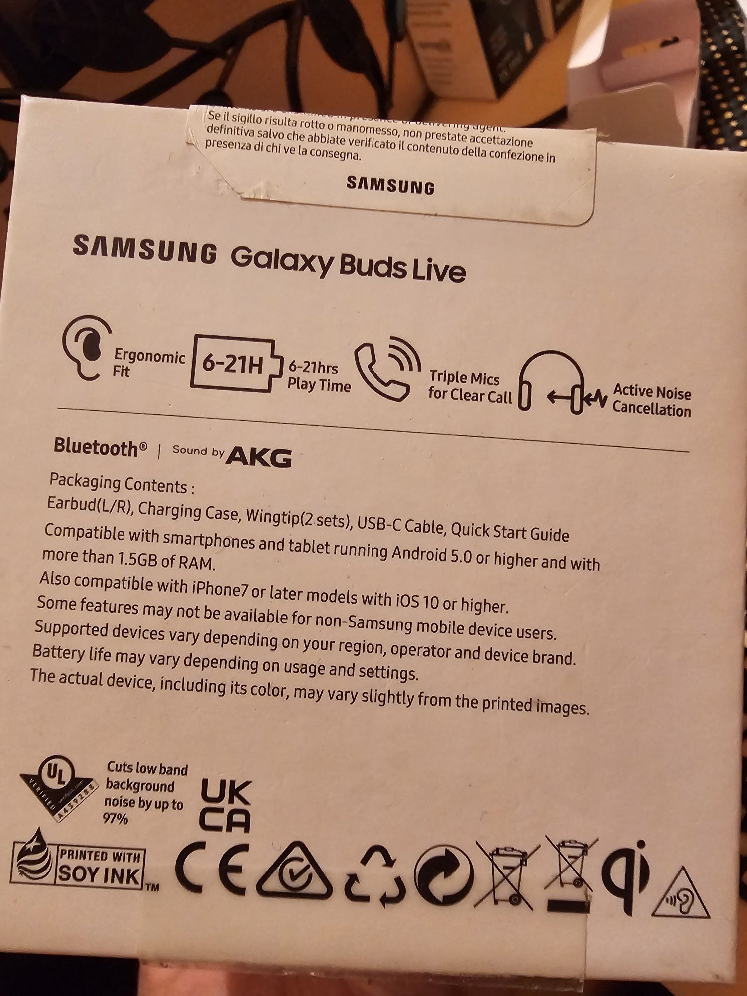 Słuchawki samsung galaxy buds live