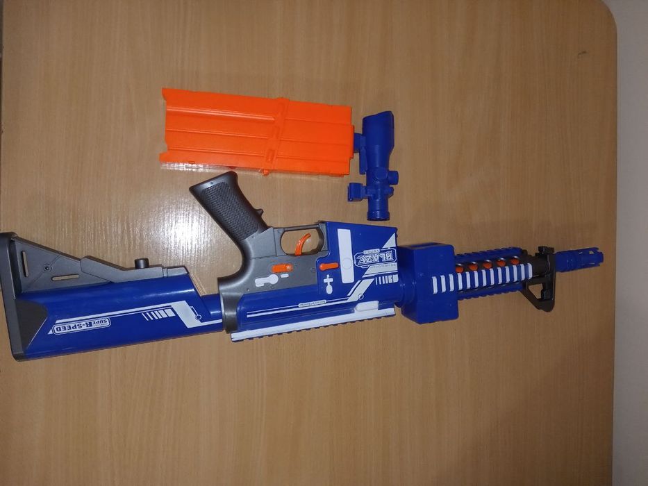 штурмова гвинтівка-бластер m16 "blaze storm" м'які патрони, оптичний п