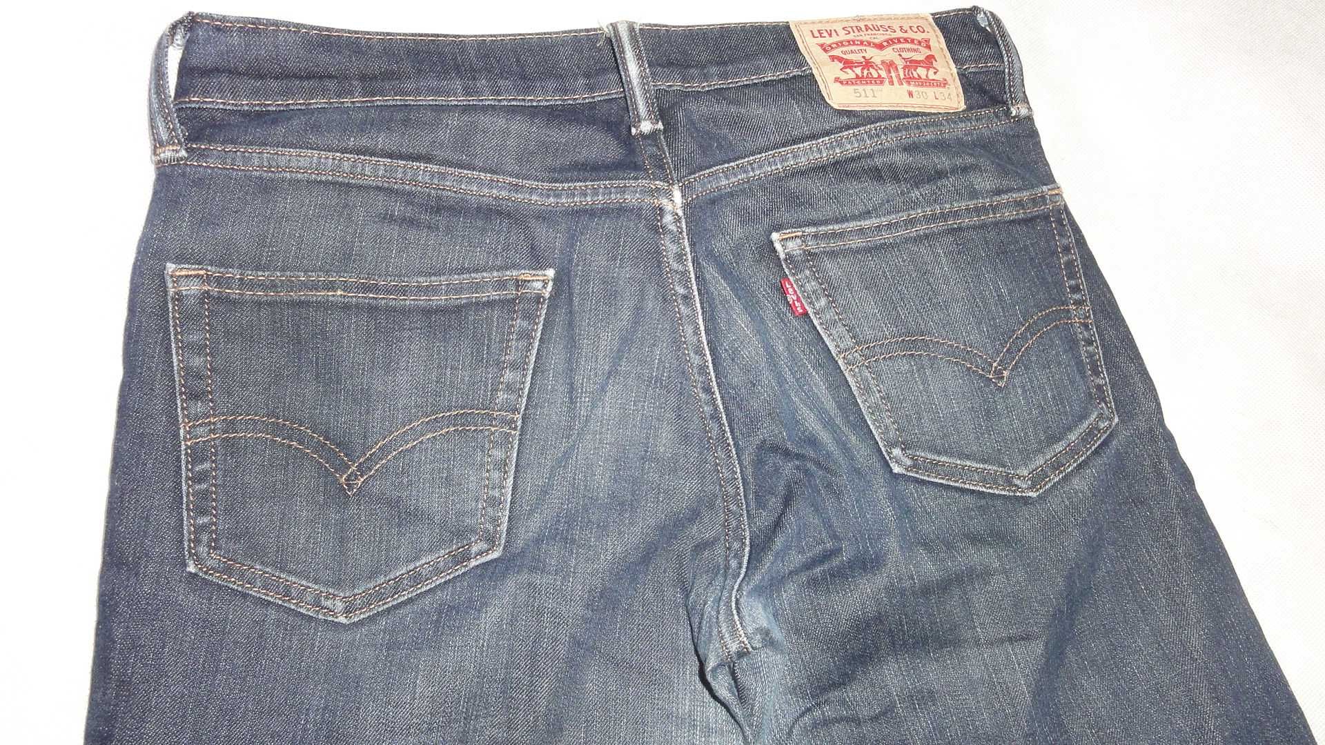 LEVIS 511 W30 L34  Oryginalne Damskie spodnie Jeans