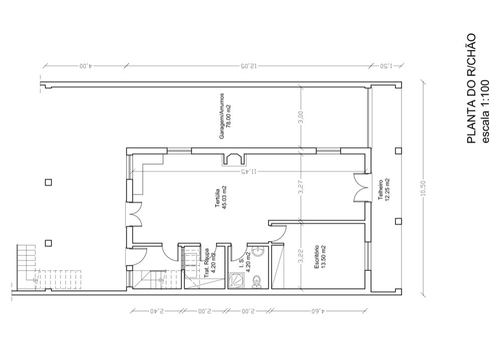 Terreno Urbano em Riachos (1400m2 com construção até 900m2)