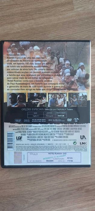 DVD Filme Hotel Ruanda