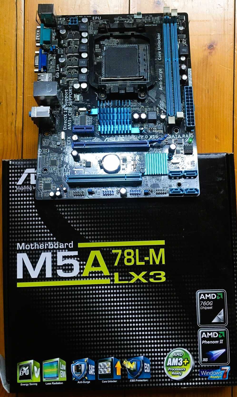 Płyta główna ASUS M5A78L-M LX3 + RAM Hyperx fury 8gb 1866