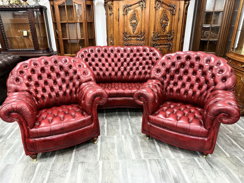 Шкіряні дивани, диван честер, честерфільд,  Chesterfield