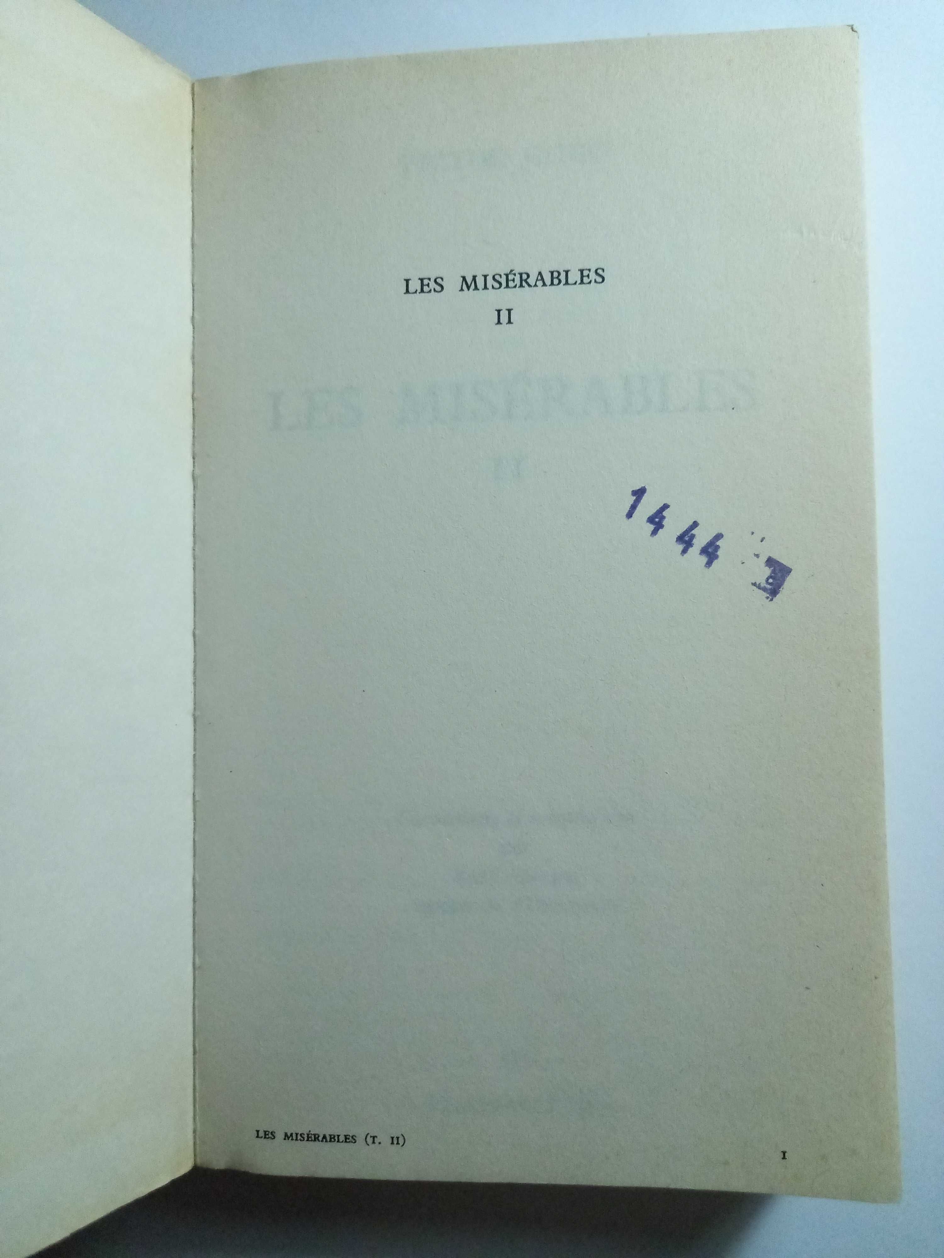 Nędznicy tom II Les miserables - Victor Hugo (po francusku)