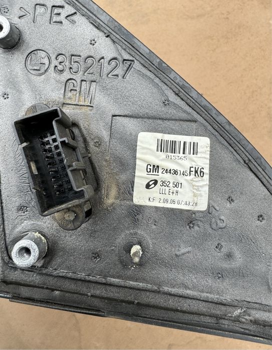 Дзеркала Опель Вектра Ц рестайлінг , дзеркало Opel Vectra C