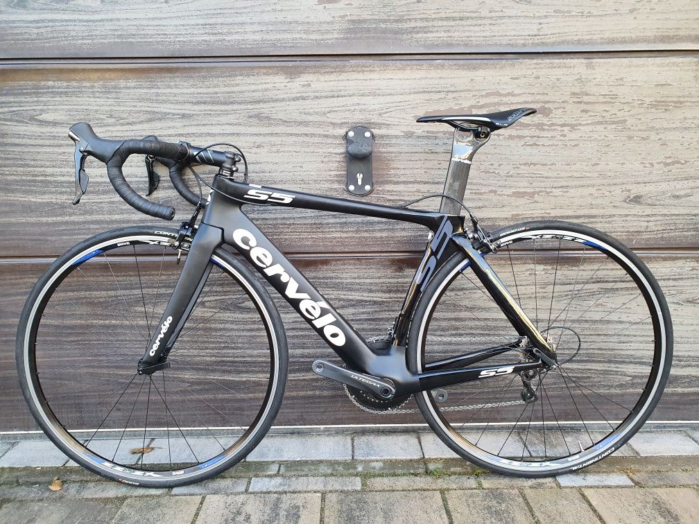 Rower szosowy carbon Cervelo S5, aero, ultegra, rozm S, rozm 51