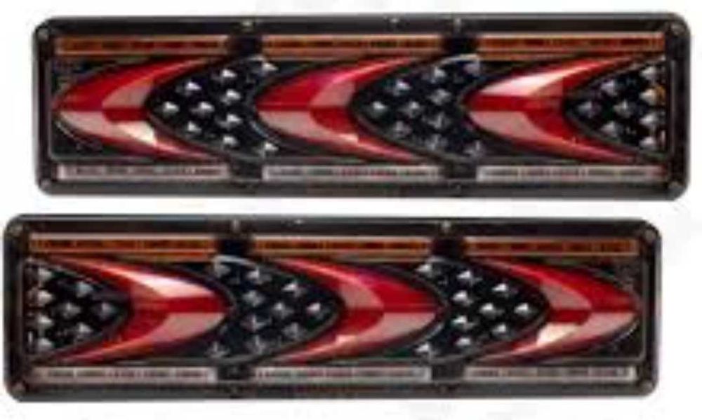 Ліхтарі лед плоскі 30 на 9 см 12/24 вольт нові. Фонари стопы новые 1шт