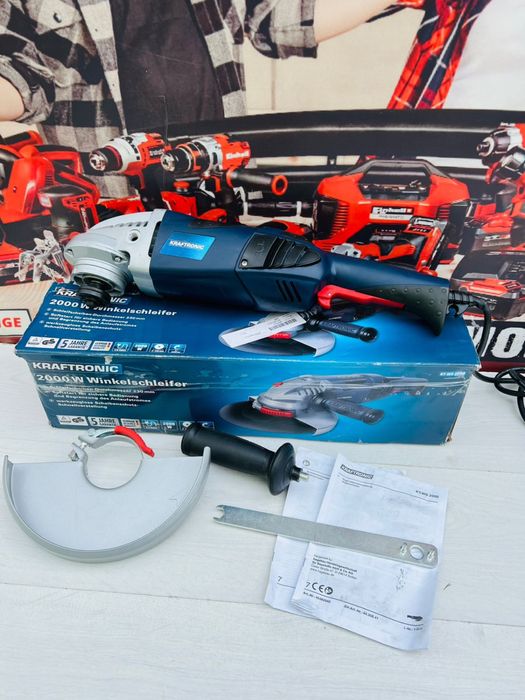 Болгарка 230круг Шліфмашина Kraftronic 2000W з Німеччини