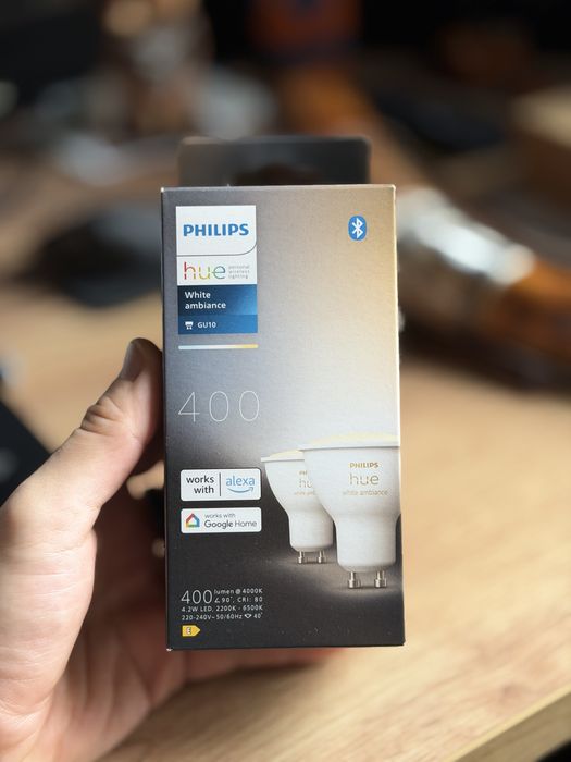 Zarówka Philips Hue White Ambience GU10 400 lumenów