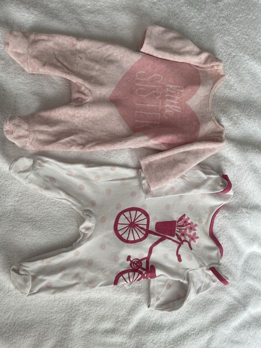 Zestaw 2 pajacyki dla niemowlaka