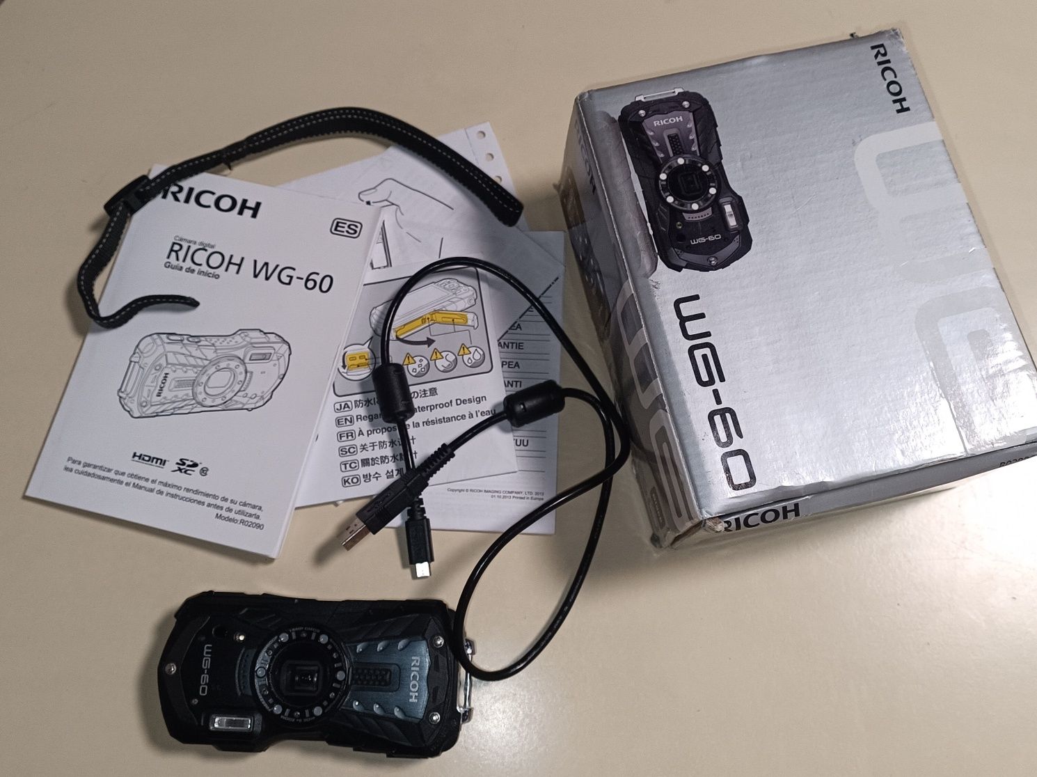 Ricoh WG-60, фотокамера захищена