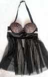 Victoria's Secret gorset halka tiulowa nocna top rozmiar 32B/B70