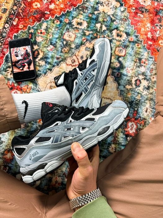 Кросівки чоловічі Asics Gel NYC Black Fjord Grey Кроссовки мужские