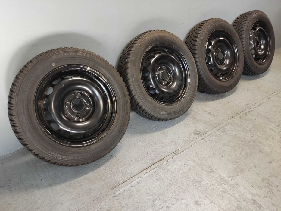 Koła stal 14 Opel Karl 4x100, 165/65R14 Falken, 2019 rok, Agila