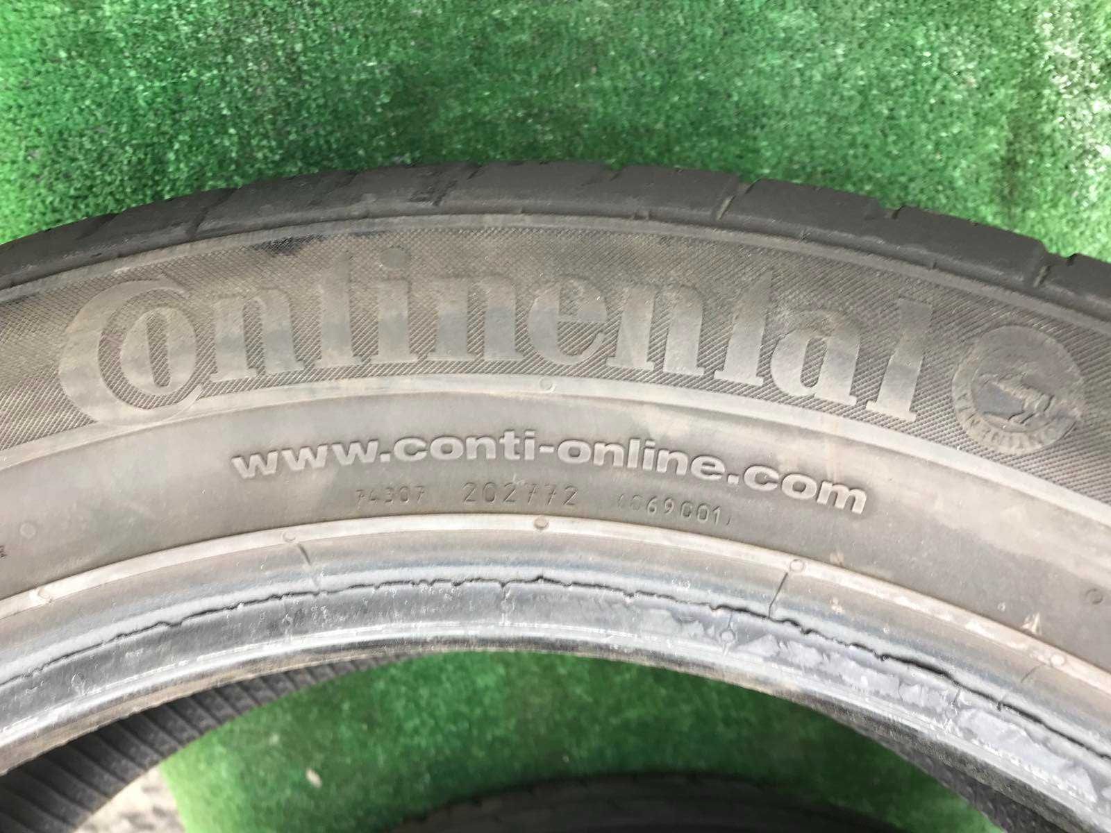 Шини Continental 215/55r18 Комплект літо б/у склад Оригінал