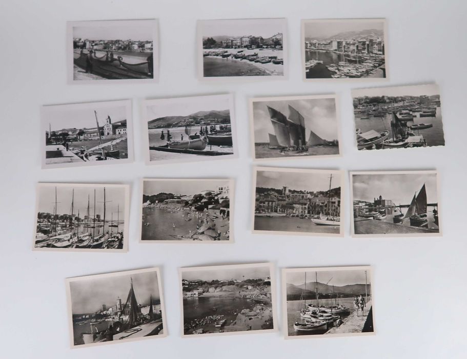 Conjunto de 84 fotografias antigas 9/10 cm