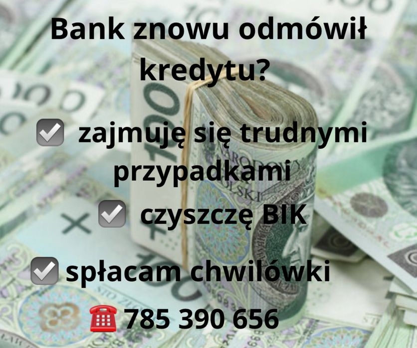 Bank odmowił kredytu? Pożyczę 300 000 zł