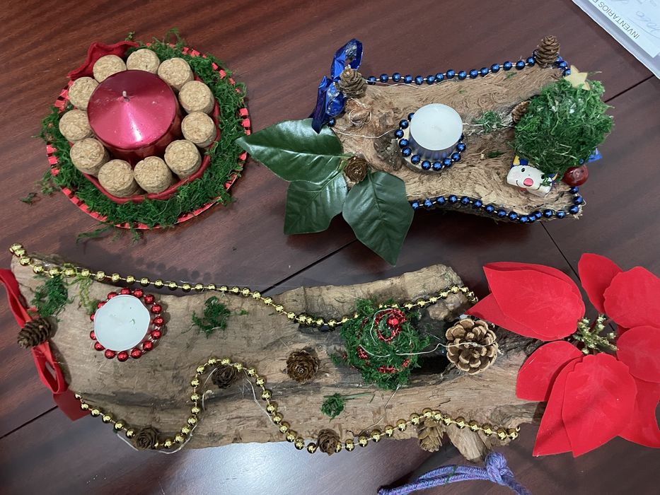 Centros de mesa, grinaldas e coisas giras e diferentes