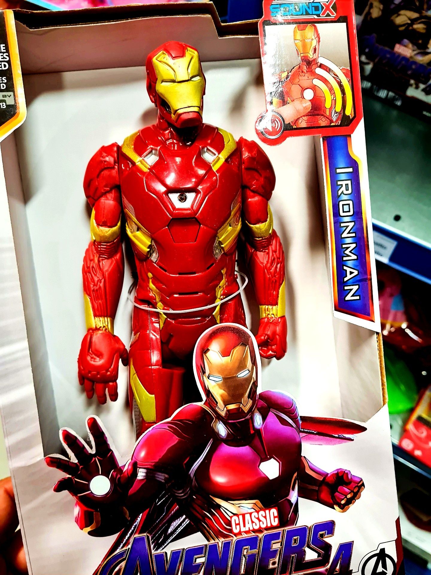 Nowa duża figurka Iron Man z Avengers Marvel Uniwersum zabawki