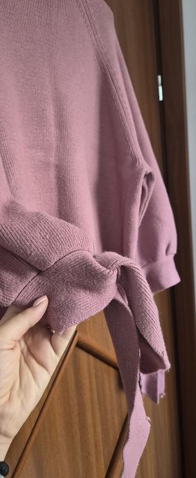 Zara L sweter z golfem wiskoza