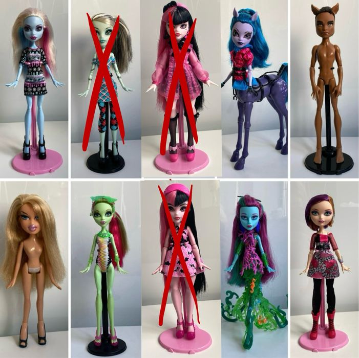 Монстер хай Поппі Френкі Еббі Авея Клодін Братц Хлоя Клод Евер Афтер