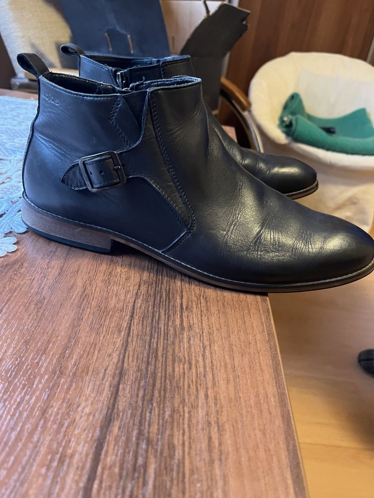 Buty bikery czarne