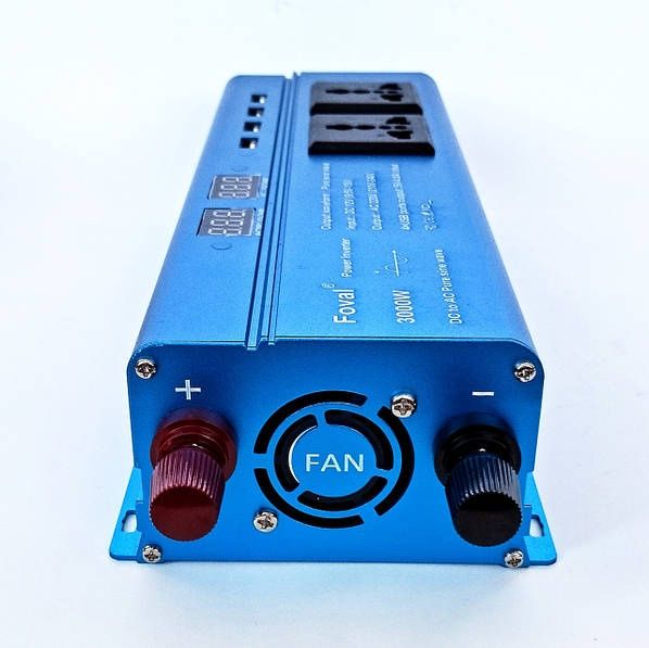 Идеальный инвертор 220V 3000W FOVAL с чистым синусом