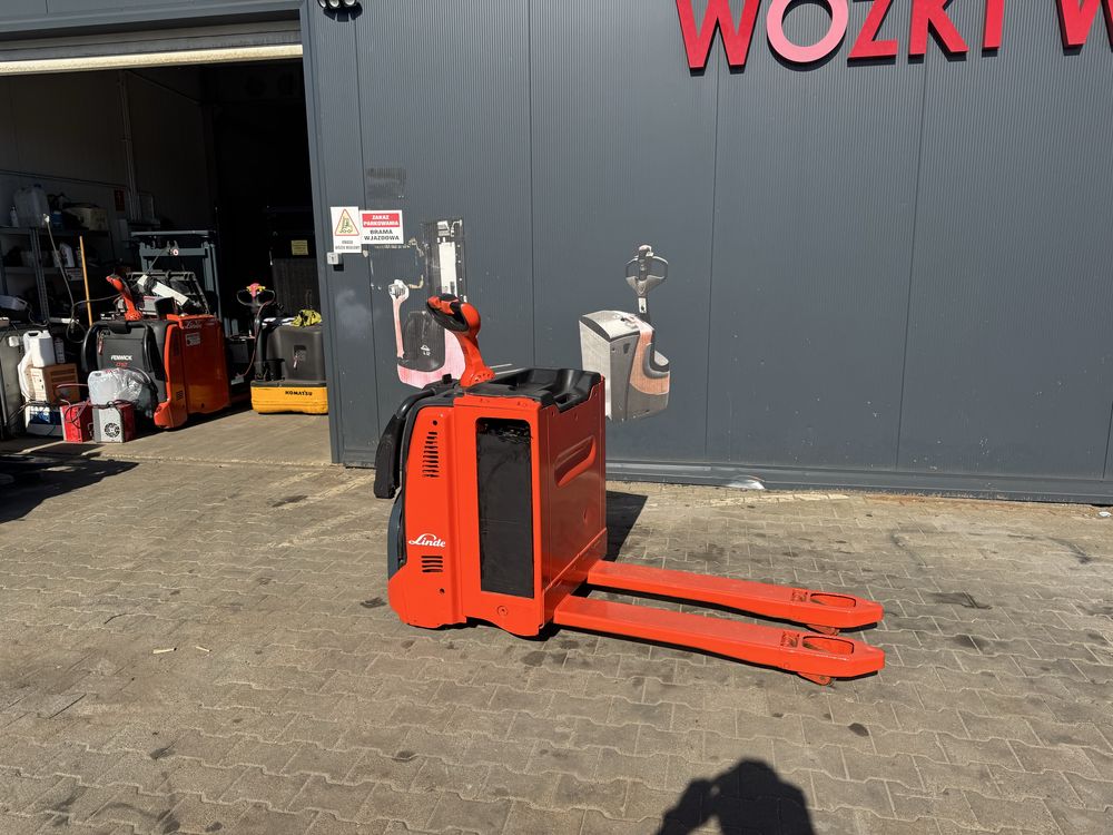 Paleciak elektryczny Linde T 20 Ap 2019 r 2000 kg wózek z podestem