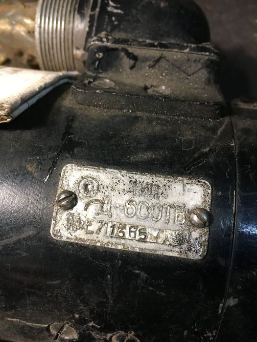 Двигатель электромотор электродвигатель авиационный 27 вольт Д-600ТВ