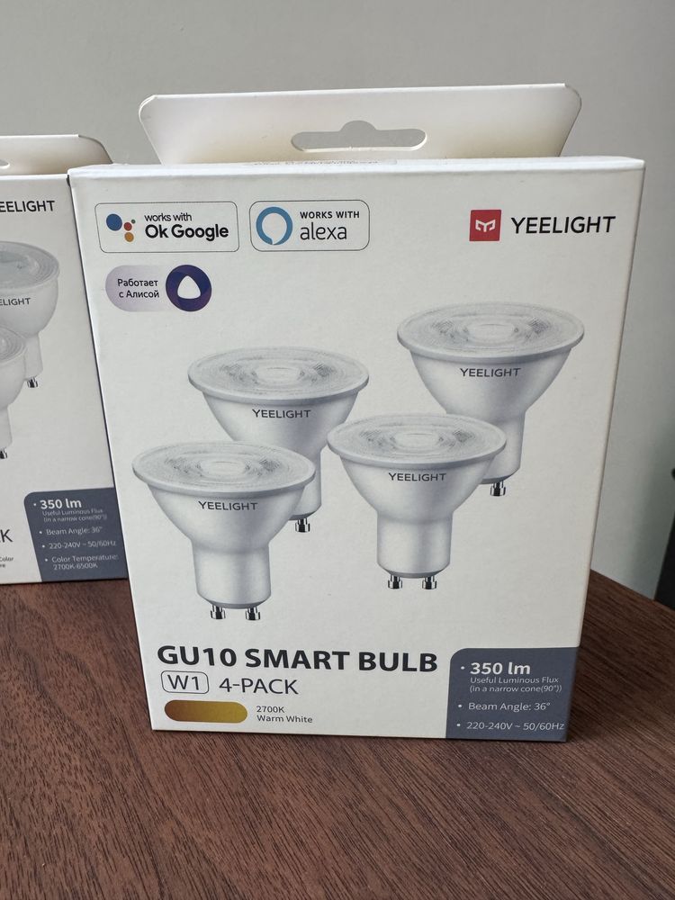 Inteligentna żarówka LED YEELIGHT YLDP004 4.8W GU10 Wi-Fi (4 szt.)
