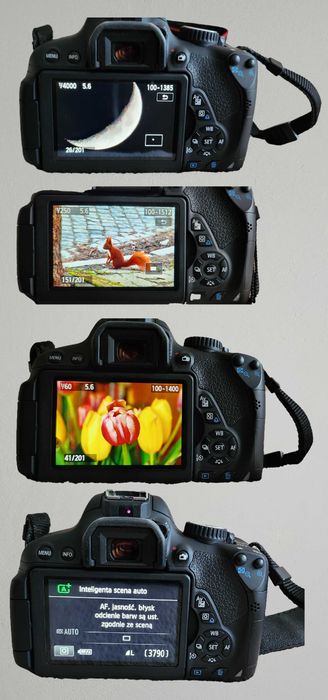 Canon EOS 650 D - aparat fot., lustrzanka cyfrowa + akcesoria  j.NOWE!