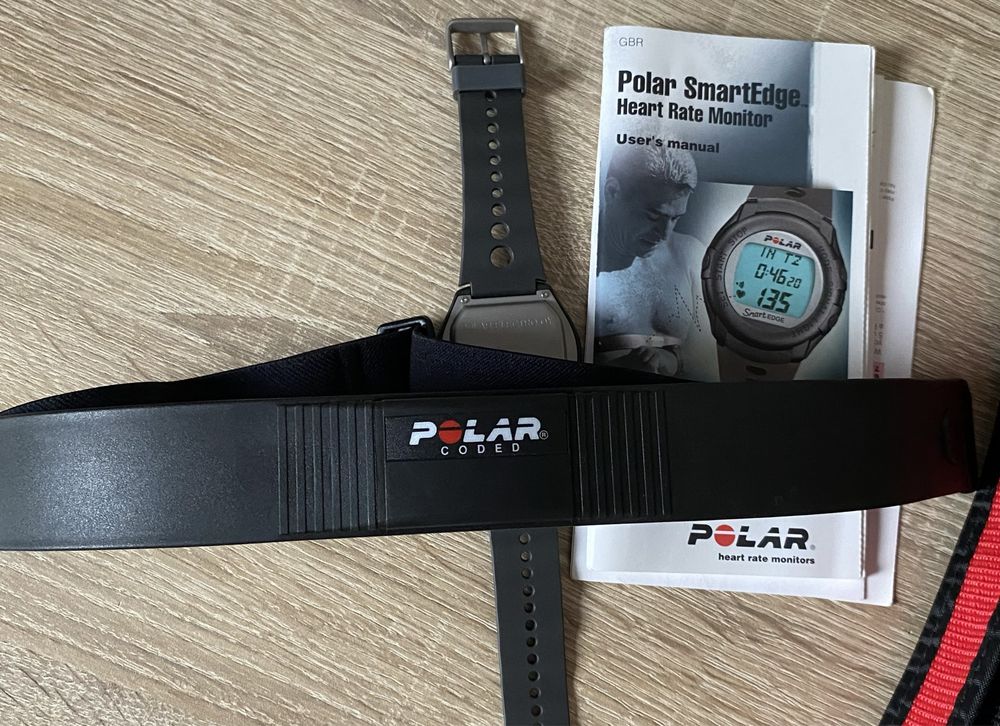 Zegarek Polar Smart Edge unisex szary cyfrowy wyświetlacz Retro