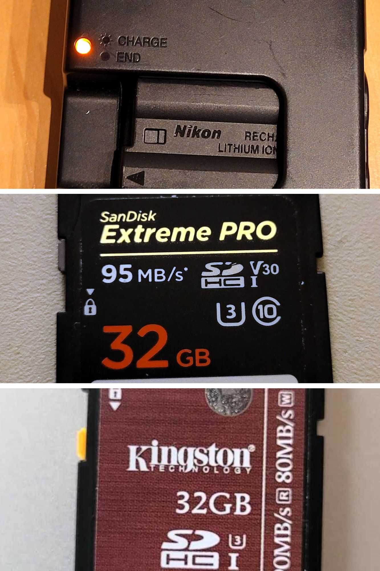 Nikon D7100 + Sigma 17-50 f2.8, Sigma 10-20 f3.5, plecak, 2x sd 32GB