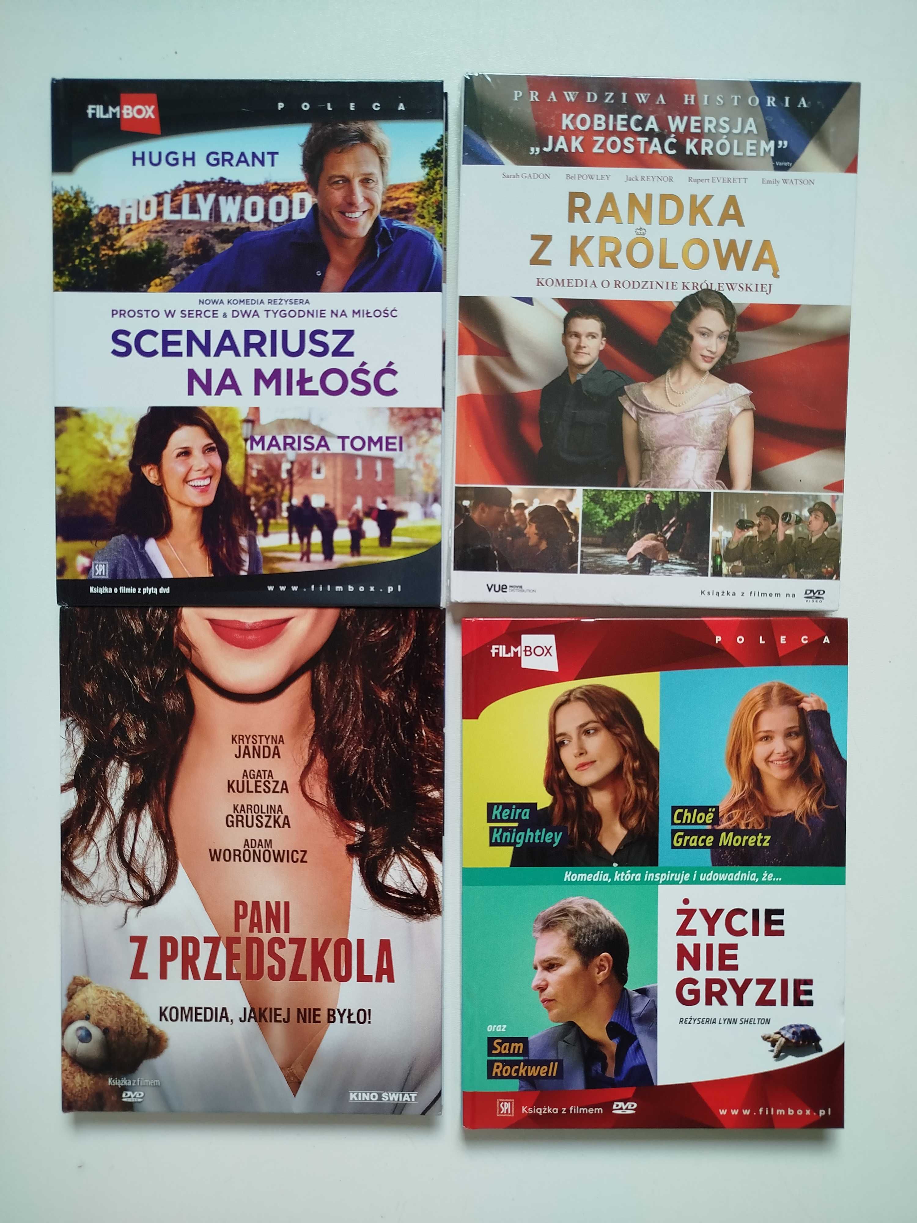 Filmy płyty DVD Komedie romantyczne 4x