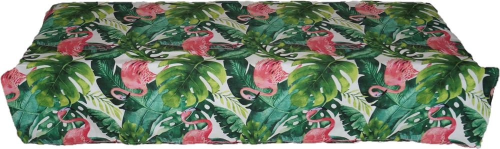 Bieżnik na stół ławę Obrus 60x120 Bawełniany Monstera Palmy Flamingi