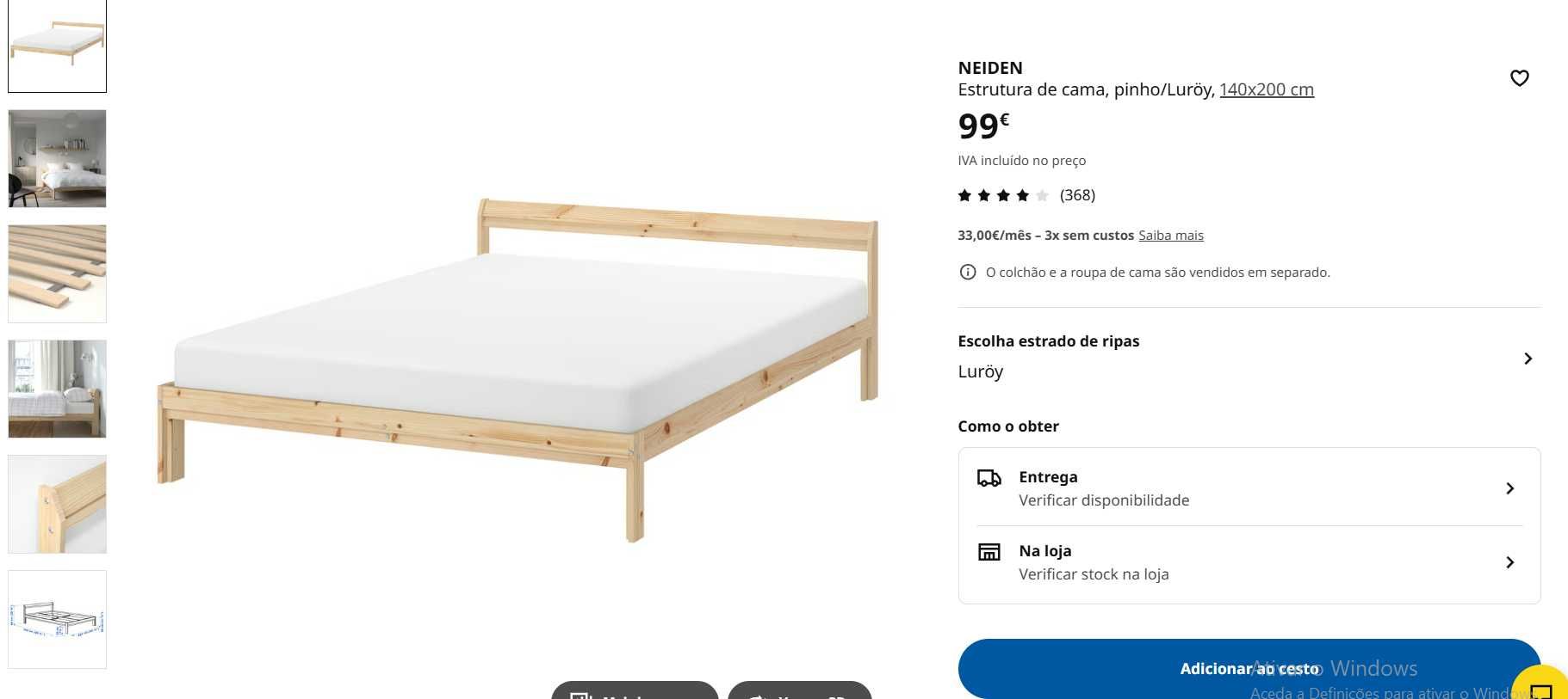 Cama + Colchão + Estrado (cama completa)