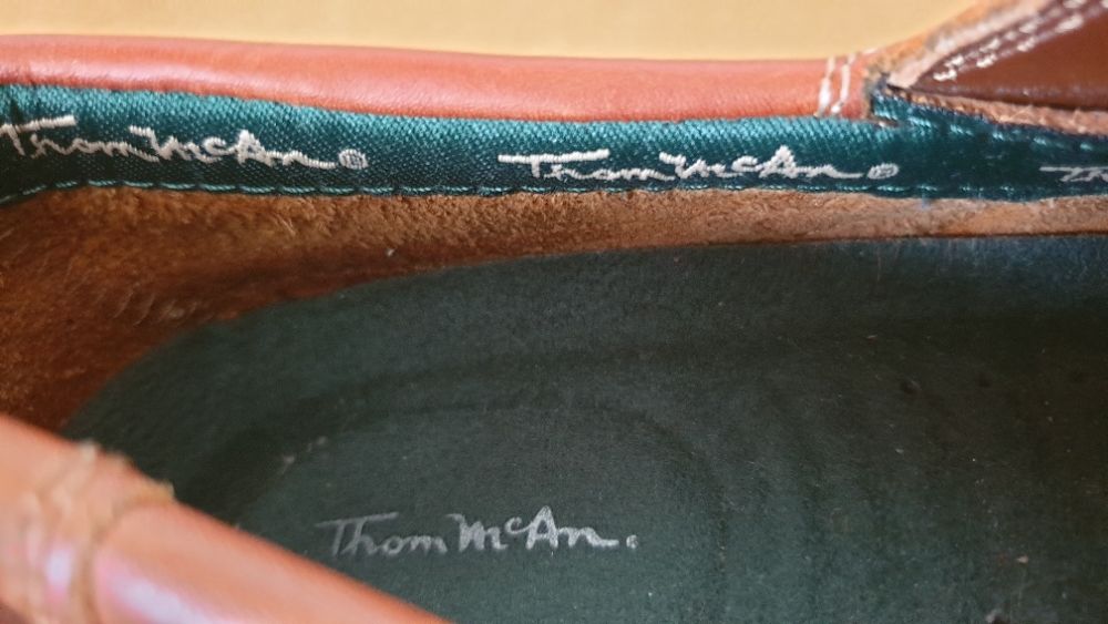 Eleganckie skórzane mokasyny męskie r. 42 (27cm) marki ThomMcAn