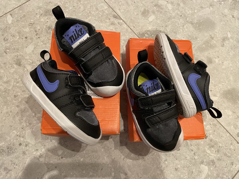 Buty adidasy nike pico 5 - rozmiar 22, 2 pary dla blizniakow blizniat
