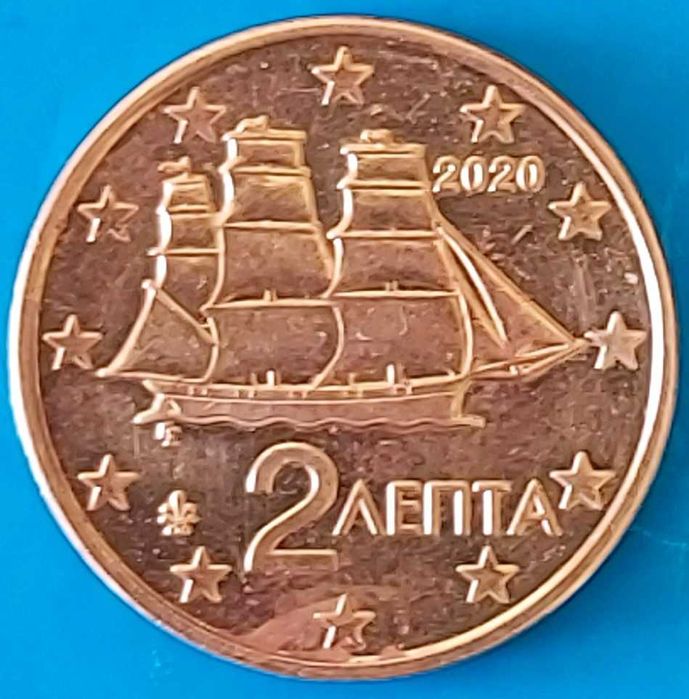 2 cêntimos de 2020 da Grécia